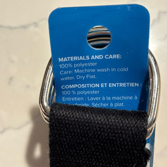 GAIAM STUDIO SELECT Black Premium Yoga Strap 8 Feet Non Stretch NEW - Picture 5 of 7